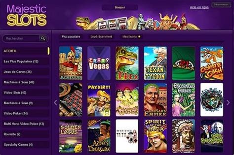 Avis Sur Majestoso Slots