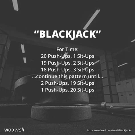 Blackjack Crossfit Wod