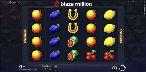 Blaze Million Slot - Play Online