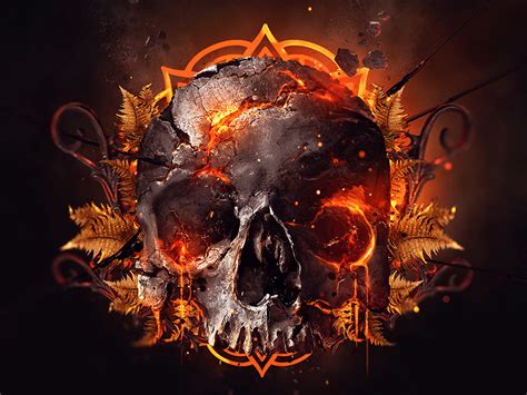 Burning Skull Brabet