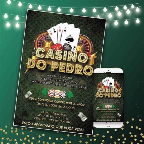Casino Convite De Festa Ditos
