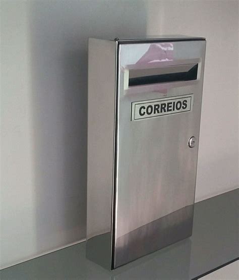 De Aco Inoxidavel De Porta Em Slot De Correio