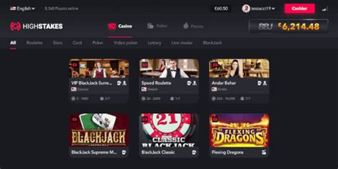 Highstakes Casino Login