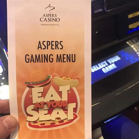 Jaspers Casino Westfield Menu