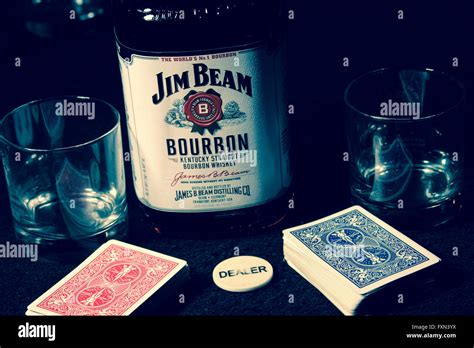 Jim Beam Mesa De Poker