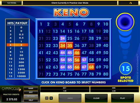 Keno Casino Ipad