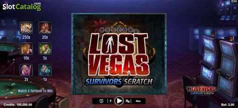 Lost Vegas Survivors Scratch Pokerstars