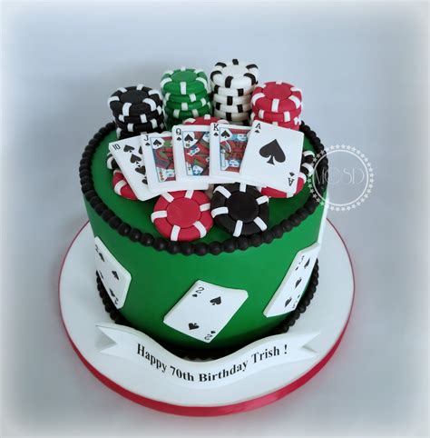 Mesa De Poker Cake Design