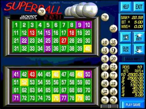 Online Gratis Superball Keno Slots