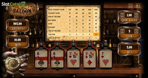 Play Jacks Or Better Saloon Slot