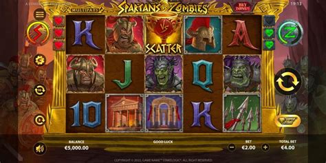 Play Spartans Vs Zombies Multipays Slot