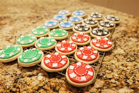 Poker Chip Cookies De Acucar