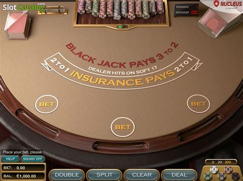 Slot Single Deck Blackjack Nucleus Gaming