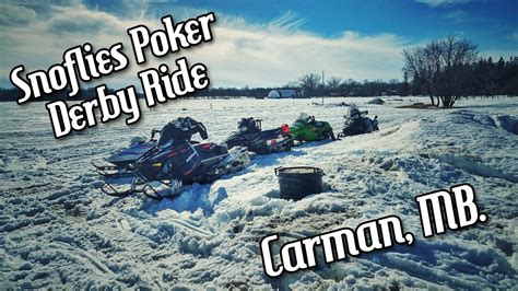 Snowmobile Poker Derby Em Manitoba