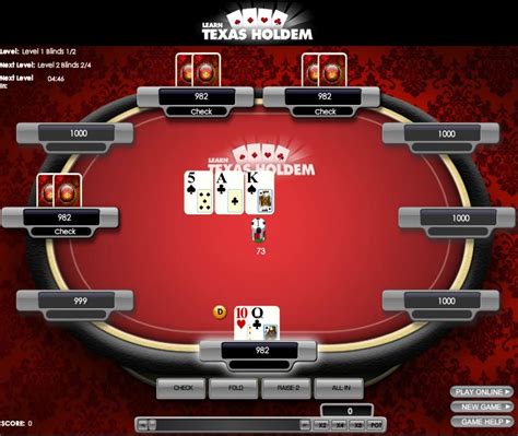 Texas Holdem Poker Lernen Kostenlos