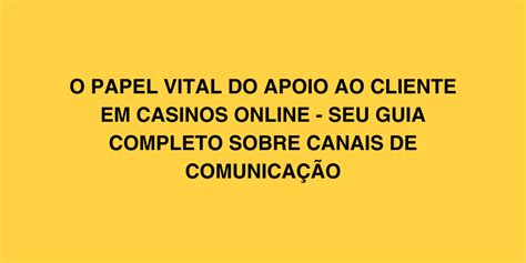 Tropicana Casino De Apoio Ao Cliente Online