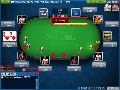 William Hill Poker De Revisao De Software